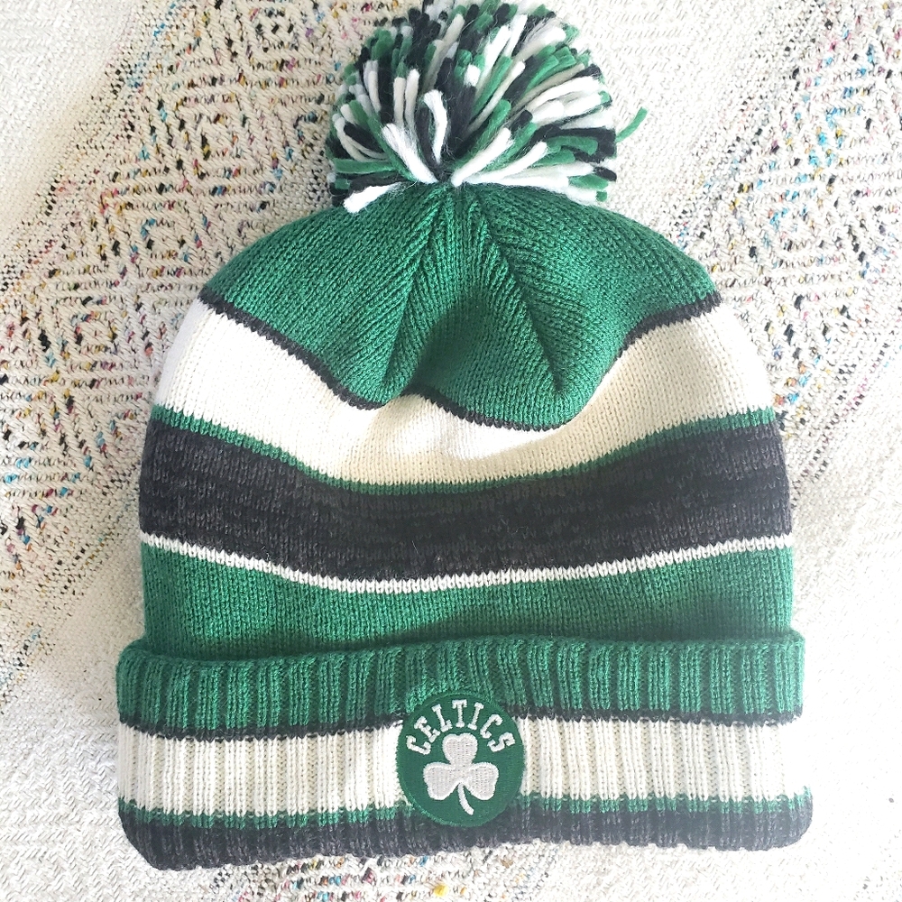 Adidas NBA Celtics Green Striped Hat OS
